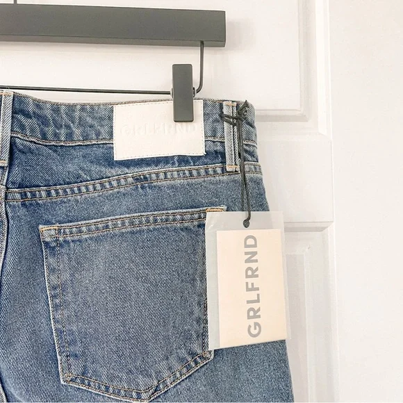 NEW GRLFRND Kate Low Rise Slim Crop Jeans Hidden Hills